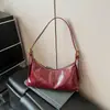 Bolso Versátil Estilo Francés para Debajo del Brazo para Mujer Verano 2025 Nicho Retro Simple Color Sólido Bolso de Hombro Cruzado para Viajes