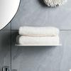 Estante de almacenamiento plegable montado en la pared, tablero plegable, almacenamiento de ropa para baño, almacenamiento de baño, estante de almacenamiento sin perforaciones montado en la pared