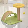 Lindo Marco de Escalada para Gatos Todo en Uno, Estante Pequeño, Poste de Sisal, Suministros para Gatos, Rascador, Juguetes de Juego