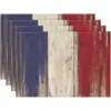 Manteles Individuales de la Serie de Celebración del 250 Aniversario de la Fundación de los Estados Unidos, Nuevos Productos Más Vendidos en Combinaciones de Colores Azul, Rojo y Blanco, Directamente del Fabricante