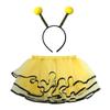 2026 Novo Modelo Saia Curta Joaninha com Forro, Saia de Performance Tutu de Malha de Três Camadas, Vestido de Princesa Infantil para Cosplay