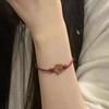 Pulsera Conejo de Jade Estilo Chino para Mujer Diseño Nicho ins de Alto Valor Pulsera de Estudiante Novia Regalo de Cumpleaños Antiguo