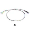 Amazon Explosiones Colorido Cuerda de Algodón Pulsera de la Amistad Cuentas de Cobre Borla Hecho a Mano Trenzado Cuerda de Mano Pieza de Mano Ajustable para Hombres y Mujeres