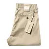 Calça Masculina Balilio de Algodão Fino para Verão, Casual de Negócios de Alta Qualidade, Luxuosa, Confortável, Respirável, Reta