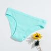 Calzones de Costilla 100% Algodón para Niñas, Color Sólido, Cintura Media-Baja, Cómodos y Transpirables, Doble Capa, Ropa Interior para Mujer, Venta de Liquidación