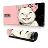 Mouse Pad Gato Preto Desenho Animado Extra Grande Profissional E-Sports Jogo Anime Bidimensional Teclado de Computador Pad Tapete de Mesa
