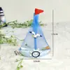 Modelo de velero pequeño de 15 cm transfronterizo Decoración del hogar Estilo mediterráneo Barco de pesca pequeño Adorno de barco de camuflaje