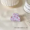 Nuevo Pasador de Pelo para Mujer Estilo Coreano, Lujo Ligero, Elegante con Estampado de Lazo, Pasador Lindo de Alta Gama para Niña, Pinza de Pelo de Garra, Pinza de Tiburón