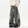Ropa de Hombre Fengshe / Nuevo de Primavera Vintage Holgado High Street Pantalones de Pierna Ancha Curvos Jeans para Hombre Pantalones Rectos