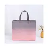Bolsa de mano de tela no tejida, moderna y sencilla, para compras, regalos, protección del medio ambiente, capacitación, promoción, publicidad, engrosada, con impresión de logotipo, al por mayor