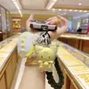 Colgante Dorado de Kuromi Peluche Explotando Hello Kitty Bolsa de Dibujos Animados Llavero para Teléfono Móvil Regalo Venta al por Mayor