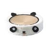Placa Arranhador para Gatos Sisal Panda Ninho para Gatos Coelho Desenho Animado Bacia Arranhadora para Gatos Resistente a Arranhões Resistente a Rasgos Universal para Todas as Estações Suprimentos para Gatos