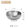 Tazón de arroz coreano de acero inoxidable tazón de ensalada para fideos instantáneos fideos en polvo de caracol fideos fríos tazón de sopa fábrica de tazón dorado venta al por mayor