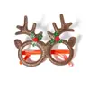 Nuevas gafas decorativas navideñas para adultos y niños, regalo de Navidad, suministros para fiestas, marcos de gafas creativos, venta al por mayor