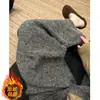Pantalones Anchos Rizados y Esponjosos para Mujer, Nuevo Estilo Otoño/Invierno 2026, Casual de Corte Amplio, Talla Grande Rectos de Maternidad