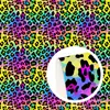 Patrón de Leopardo Delgado Poliéster Algodón o Tejido de Punto Elástico en Cuatro Direcciones Ropa Bolsas Hechas a Mano DIY Sábanas Camisa Ropa