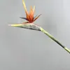 Tacto Simulado de Pájaro del Paraíso Modelo Decoración de Habitación Accesorios Florales para Fotografía Adornos Hidratante Strelitzia Boda Flores Falsas