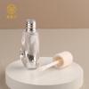 Tubo de esmalte labial transparente irregular direto da fábrica, brilho labial, óleo labial, plástico, parede espessa, embalagem sub-engarrafada, tubo vazio