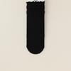 Calcetines para Mujer, Encaje Gris, Sin Costuras, Blancos, Adecuados para Zapatos Pequeños de Cuero, Antibacterianos, Versátiles, Calcetines de Maternidad, Estilo Delgado