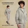 Sudadera con Capucha Unisex de Marca de Moda para Hombre, Espesada con Forro de Polar, Teñido en Spray Vintage, Cremallera Doble, Nueva para Primavera 2026