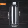 Garrafas Plásticas Transparentes de Grau Alimentício em Estoque para Atacado, Garrafas Finas de Boca Pequena, 30, 50, 100ml Garrafas para Amostragem e Dispensa de Líquidos