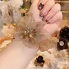 Diadema de Flor de Estrella de Verano y Solsticio de Verano Tela de Lujo Ligero Accesorios para el Cabello de Girasol Diadema