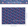Wx316 Papel Copiador Bandeira Americana 17g Papel de Embrulho à Prova de Umidade para Doces Presentes Estrelas Listras Papel Decorativo Perolado