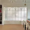 Al por mayor Estilo Francés Retro Aleación de Aluminio Cocina Tres Vías Baño Puerta Batiente Balcón Mampara Puertas y Ventanas Interiores