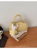 Bolsa Tote Boston Preguiçosa Solta para o Trabalho Bolsa Feminina Novo Estilo Bolsa de Ombro Transversal Grande Capacidade Bolsa de Trabalho