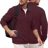 Sudadera deportiva casual con cremallera, cuello alto jacquard, talla europea holgada para hombre, exportación transfronteriza, primavera y otoño