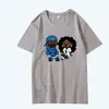 Camiseta de Manga Corta Cómoda, Holgada y Artística Vintage, Estilo Nuevo de Marca Independiente de Comercio Exterior, Top Casual Cómodo