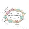 Bestseller transfronteiriço: Pulseira de contas de pedra natural com estrela-do-mar e tartaruga, estilo férias na praia, para o verão à beira-mar