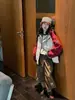 Chaqueta Cortavientos para Niña 2026 Otoño Nuevo Estilo Coreano Chaqueta con Capucha de Bloques de Color para Niños Mayores Ropa de Exterior