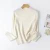 Suéter Base de Punto de Lana Completa sin Costuras de Cuello Alto para Mujer, Suéter Pulóver de Lana, Suéter de Lana Puyuan de Tongxiang