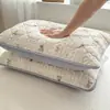 Nueva Funda de Almohada de Gasa Arrugada Estampada Impermeable para Primavera y Verano, Pieza Única