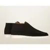 Mocasines de mujer de caña alta LP, zapatos perezosos sin cordones, botines planos retro, zapatos casuales para parejas