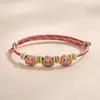 Pulseira de Corda Colorida do Festival do Barco Dragão Corda Vermelha Tecida à Mão Infantil Bebê Pequeno Zongzi Corda de Mão Presente de Lote Festival de Maio