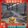 Equipamento de Secagem de Gengibre Galanga Pequeno com Correia de Malha, Linha de Produção de Limpeza, Fatiamento e Secagem de Gengibre Galanga, Máquina de Secagem de Galanga