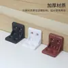 Conector de Código de Ángulo de Plástico Engrosado para Gabinete de Muebles Soporte de Refuerzo Triángulo Recto de 90 Grados Soporte para Estante de Gabinete de Baño