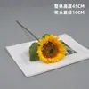 Girasol de simulación girasol hecho a mano decoración para el hogar centro comercial flor artificial accesorios para fotografía al aire libre flores artificiales venta al por mayor