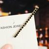Coreano Doble Fila Colorido Clip Accesorios para el Cabello para Mujer Caliente Transfronterizo Tocado Pasador de Diamantes de Imitación con Diamante Moda Flequillo Clip de Borde