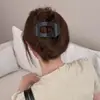 Presilha Oval Plana de Alta Qualidade para Mulheres com Pouco Volume de Cabelo, Presilha Bico de Pato para a Nuca, Presilha de Abalone para a Cabeça
