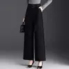 Calça de nove pontos reta, moderna e estilosa, para mulheres, novo modelo outono 2026, elegante e adequada para o trabalho, cintura alta, afina a silhueta, com ótimo caimento, calça casual da moda