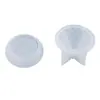 Amapola DIY Molde de Resina de Cristal Caja de Almacenamiento de Gota de Agua Frasco de Almacenamiento de Joyería Soporte de Exhibición Molde de Silicona de Almacenamiento