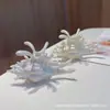 Presilha de Cabelo Elegante Grande Irregular de Concha para Rabo de Cavalo Acessório de Cabelo para Mulheres
