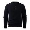 2026 Novo Suéter Casual Masculino Estilo Japonês Cor Sólida Simples Solto Tamanho Grande Tricô Pulôver Tricô Masculino