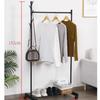 Nuevo sencillo y doble poste con tendedero de ramas móvil de piso muebles sencillos dormitorio zapatero/sombrerero sencillo comercio exterior