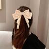Estilo K de Pinza para el Cabello de Lazo de Gama Alta con Flecos Pinza Superior de Resorte Pinza de Una Palabra Accesorio para el Cabello de Lazo Tocados del Mismo Estilo de Wu Jinyan