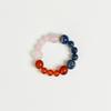Venta Caliente Transfronteriza Pulsera de Cristal Natural de 12 Constelaciones Colgante de Piedra de Doce Estrellas Citrino Ágata Roja para Hombres y Mujeres