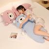 Bufanda Oso Almohada Larga Almohada de Sofá Cama Compañero de Sueño Muñeco de Peluche Regalo de Cumpleaños Almohada para Dormir